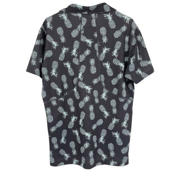 Bonobos Golf Short Sleeve Tee Men's Golf Shirt Pineapple Print Size Medium - Picture 3 of 6